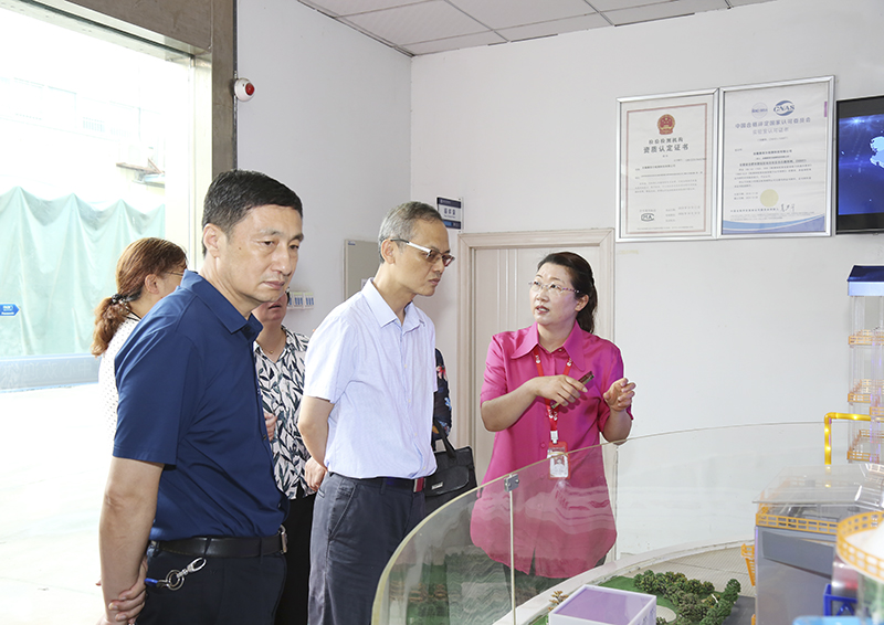 安徽省生态环境厅副厅长罗宏一行莅临利澳国际注册科技调研指导