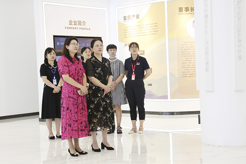 合肥市妇联第一调研组赴利澳国际注册科技调研指导